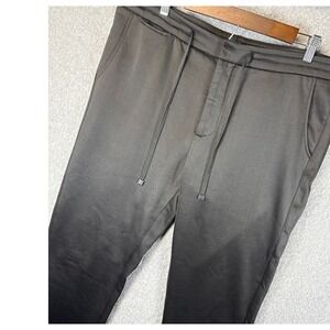 BUGATCHI Mens XL Black Drawstring Casual Jogger Pants Loungewear Comfy Warm Slim